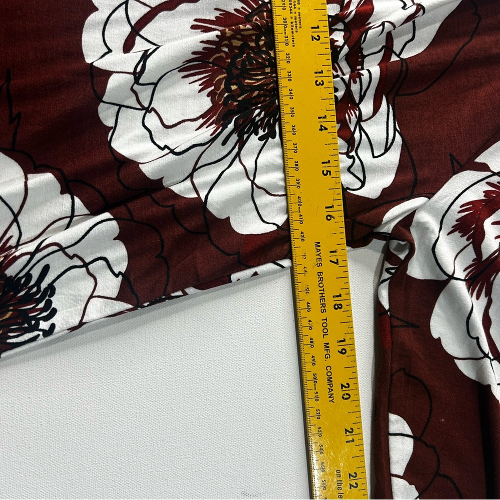 NWT - Lularoe Small Debra Floral Brown and White Women's Top - Picture 7 of 8